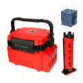 Multifunction Fishing Tackle Box with Rod Holder-0
