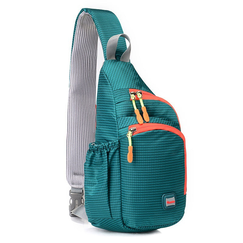 Waterproof Nylon Outdoor Sports Anti Theft Bag Climbing Hiking Cycling Bottle Holder Shoulder Cross Body Chest Bag-5