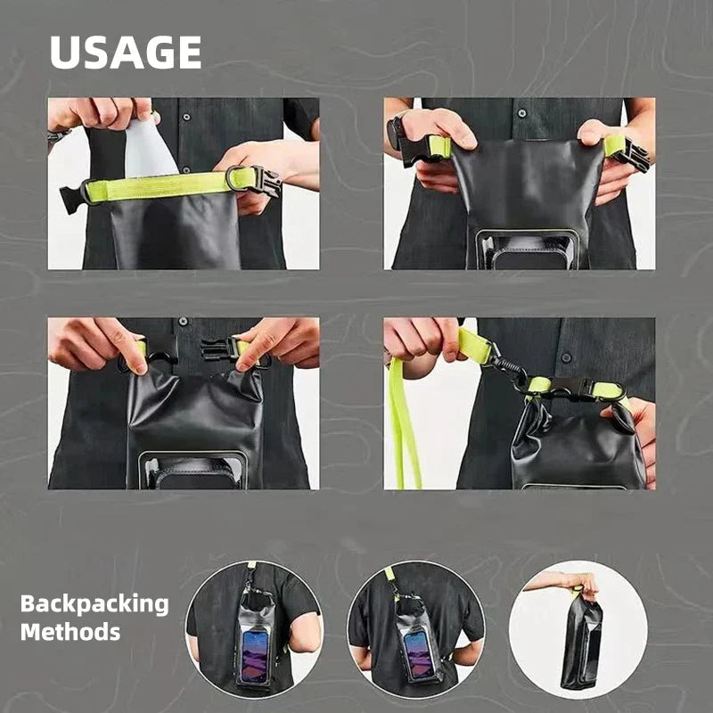 Sac étanche en PVC pour la natation et le kayak